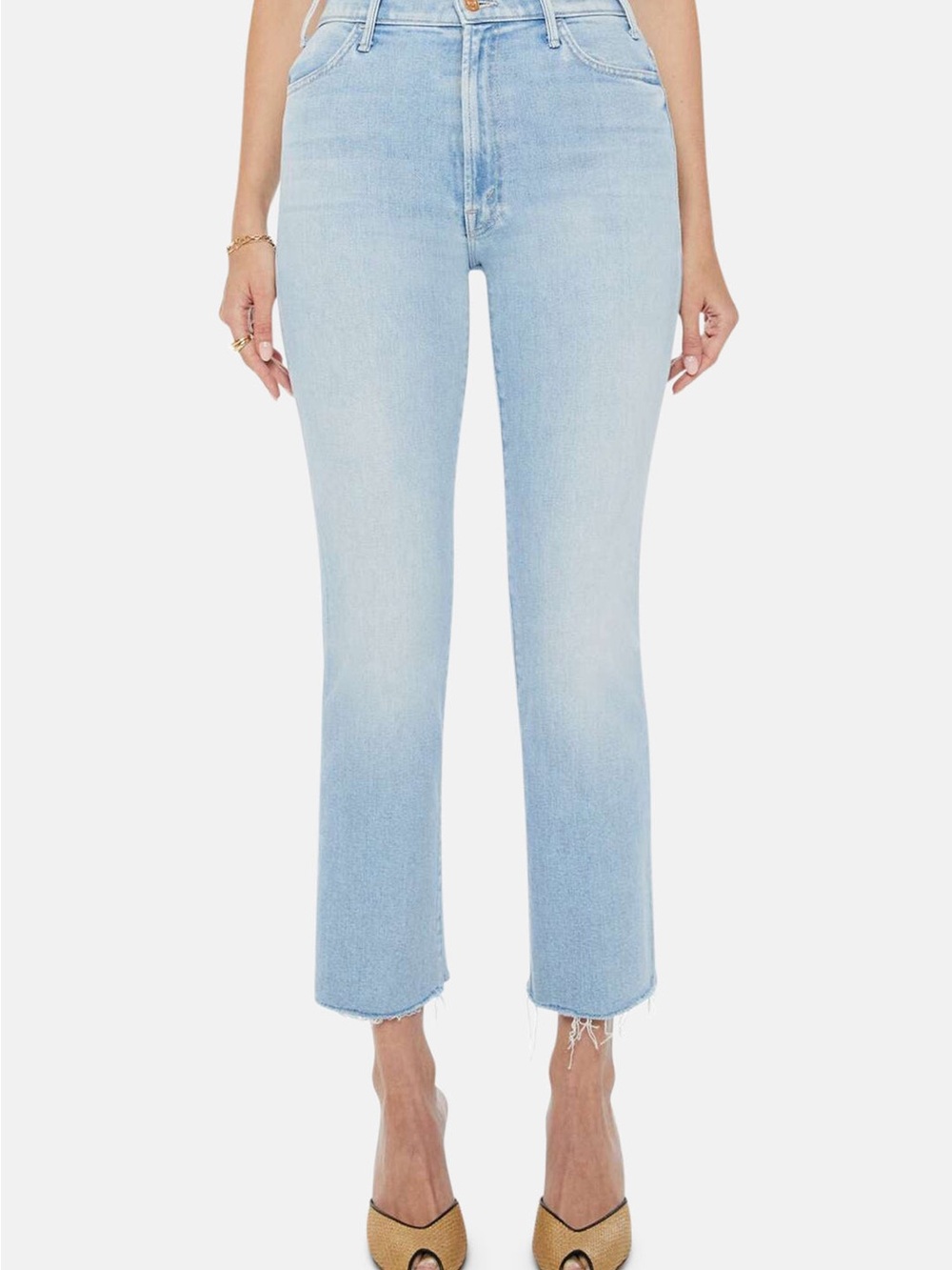 MOTHER The hustler ankle fray jeans size 29 in lost art